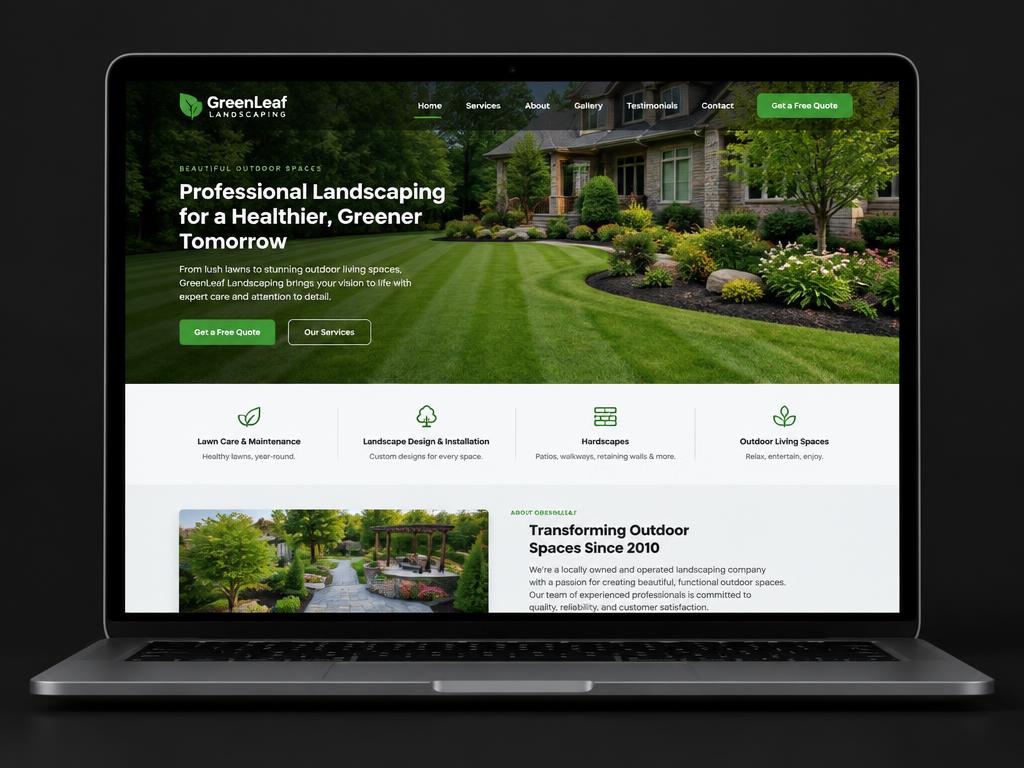Landscaping Business Website